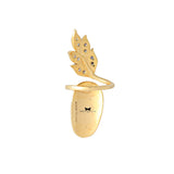 Leafy Nail Ring