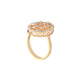 Checkered Elegance Diamond Ring