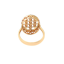 Checkered Elegance Diamond Ring