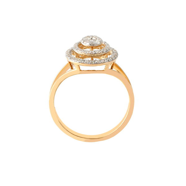 Diamond Cascade Ring