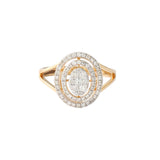 Diamond Cascade Ring