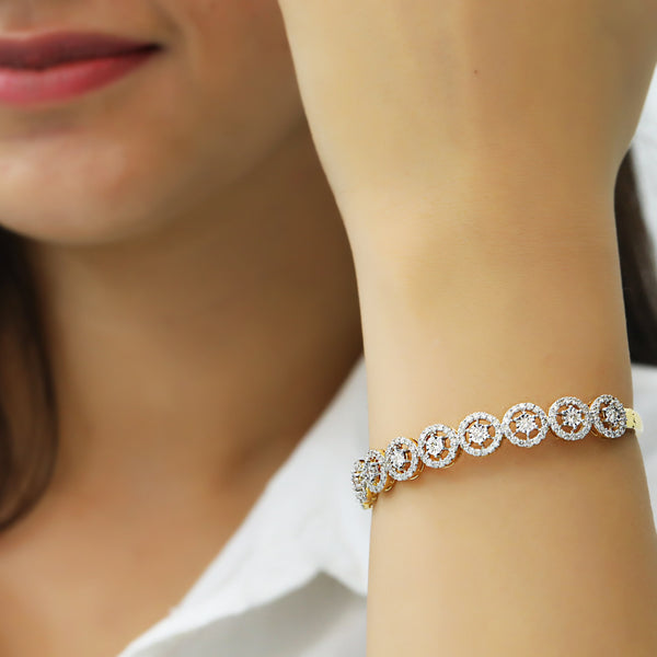 Whirlpool Diamond Bracelet